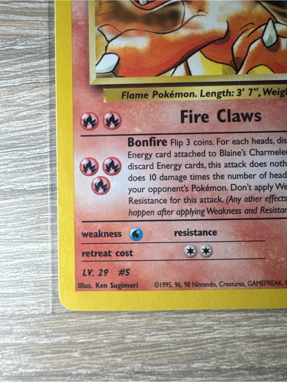 Blaine's Charmeleon #31/Pokemon Gym Challenge - Picture 3 of 11